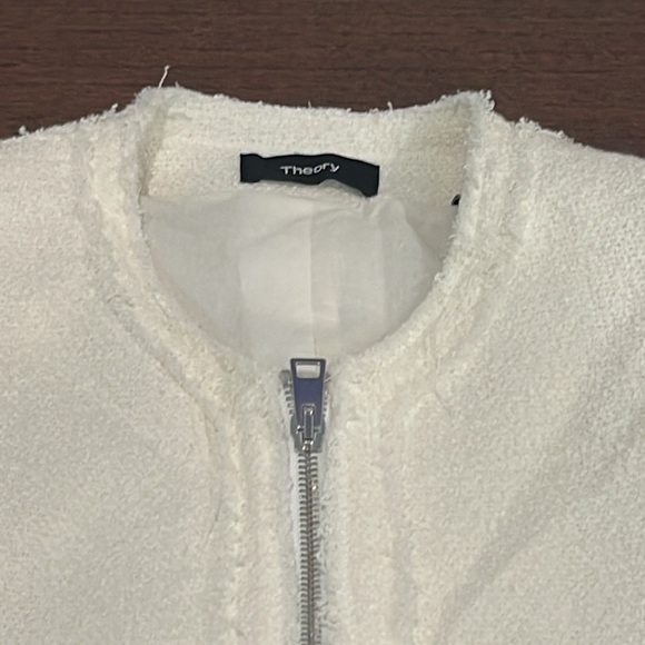Theory Women’s Off White Blazer Size Small - Picture 2 of 7